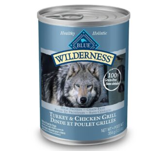 Grain free turkey and chicken grill wet food for dog