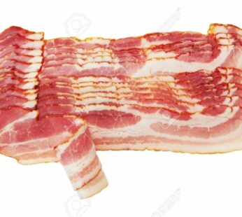 PRODUIT SUR COMMANDE SEULEMENT – Bacon frais – produit maison 7,00 $ /lb