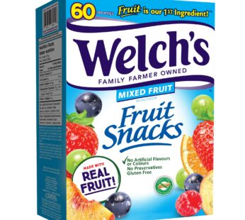 Welch’s Fruit Snacks, 60 × 22 g