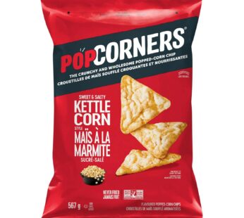PopCorners Sweet & Salty Kettle Corn Style Flavoured Popped-Corn Chips, 567 g