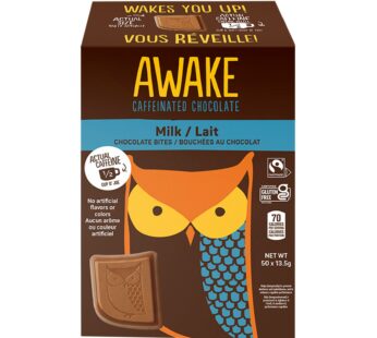 Awake Milk Chocolate Single Bites, 50 × 13.5 g