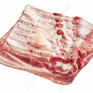 Flanc de porc avec côte et couenne - 2,50 $/lb