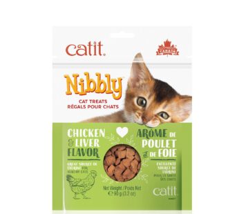 Nibbly cat treats, chicken & liver