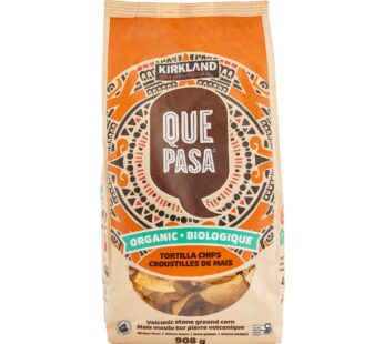 Kirkland Signature Organic Que Pasa Tortilla Chips, 908 g