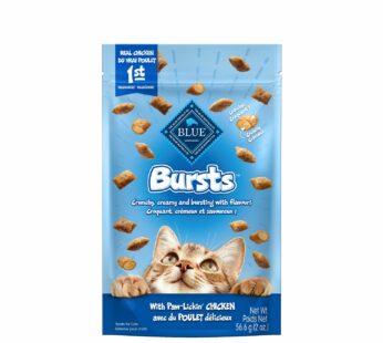 Bursts filled cat treats, chicken