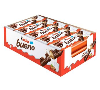 Kinder Bueno Chocolate & Hazelnut Cream Candy Bars, 20 × 43 g