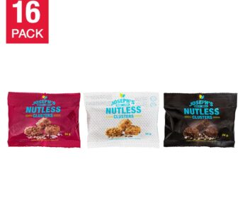 Joseph’s Nutless Clusters, Assorted Flavours, 48 × 24 g