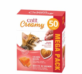 Creamy Cat Lickable Treat, Salmon, 50-pack