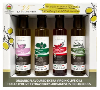 La Dolce Vita Mediterranean Blend Extra Virgin Olive Oil Gift Set