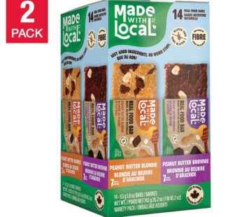 Made with Local Real Food Bars, 28 × 53 g