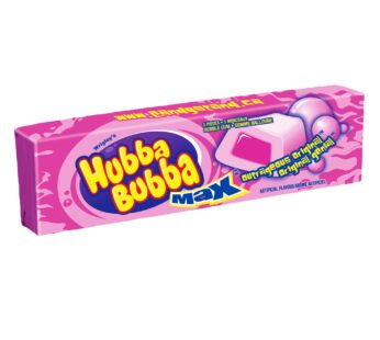 Hubba Bubba Max Original Gum, 18 packs of 5