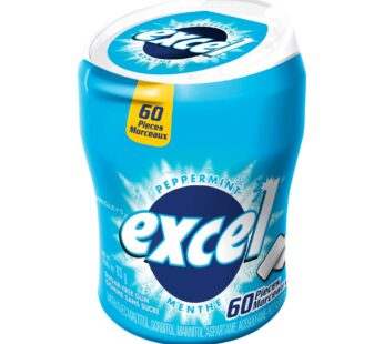 Excel Sugar-Free Peppermint Gum, 6 × 60 pieces