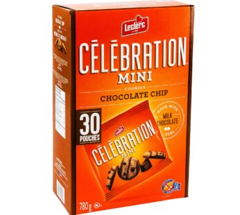 Celebration, Mini, Chocolate Chip Cookies, 30 × 26 g