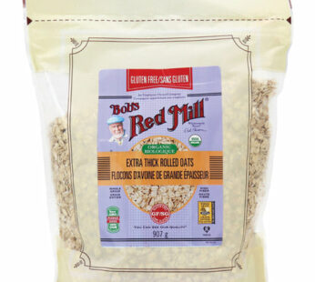 Bob’s Red Mill Extra Thick Rolled Organic Oats Gluten Free