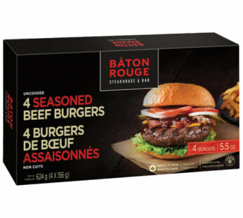BÃ¢ton Rouge 4 Seasoned Beef Burgers