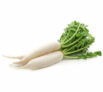 White Radish With Leaves (Daikon)