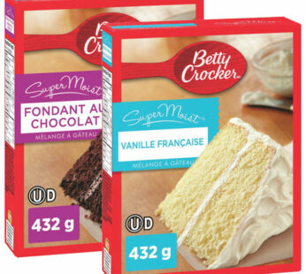 Betty Crocker Super Moist Cake Mix