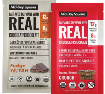 Mid-day Squares Organic Raw Vegan Superfood Squares
