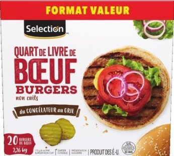 BURGERS DE BOEUF SELECTION