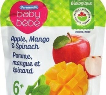 ALIMENTS EN PURÉE POUR BÉBÉS PERSONNELLE BÉBÉ | PERSONNELLE BABY STRAINED BABY FOOD