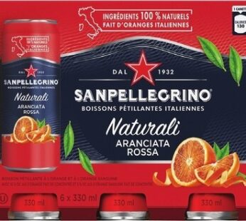 BOISSON PÉTILLANTE FRUITÉE NATURALI SAN PELLEGRINO | SAN PELLEGRINO NATURALI FRUITY SPARKLING DRINK