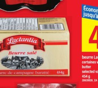 BEURRE LACTANTIA, 454 g