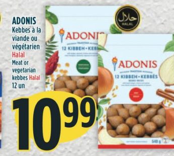 ADONIS Kebbes à la viande ou végétarien Halal