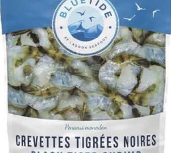 BLUE TIDE Crevettes tigrées crues décortiquées avec queue 13-15