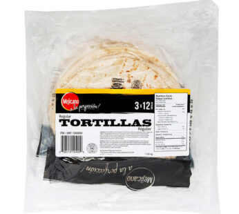 Mejicano 7-in Regular Tortillas 3 packs of 12