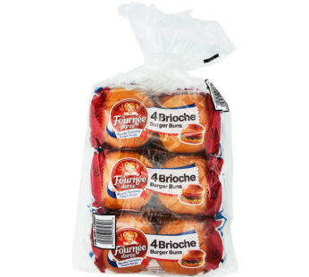 La Fournée Dorée Brioche Burger Buns 3 × 200 g