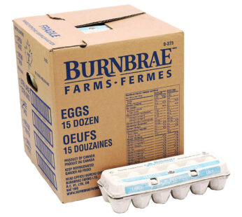 Burnbrae Farms Large White Eggs in Cartons 15 dozen