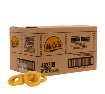 McCain Frozen Onion Rings 1/4-in 4 kg