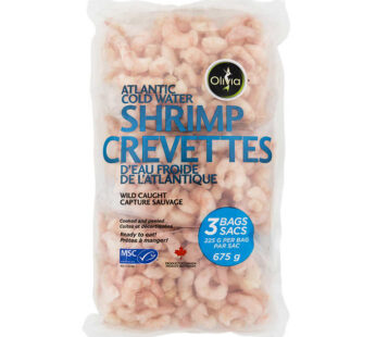 Olivia Frozen Cold Water Shrimp 3 x 225 g
