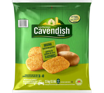 Cavendish Farms Original Hash Brown Patties 2.5 kg (5.5 lb)